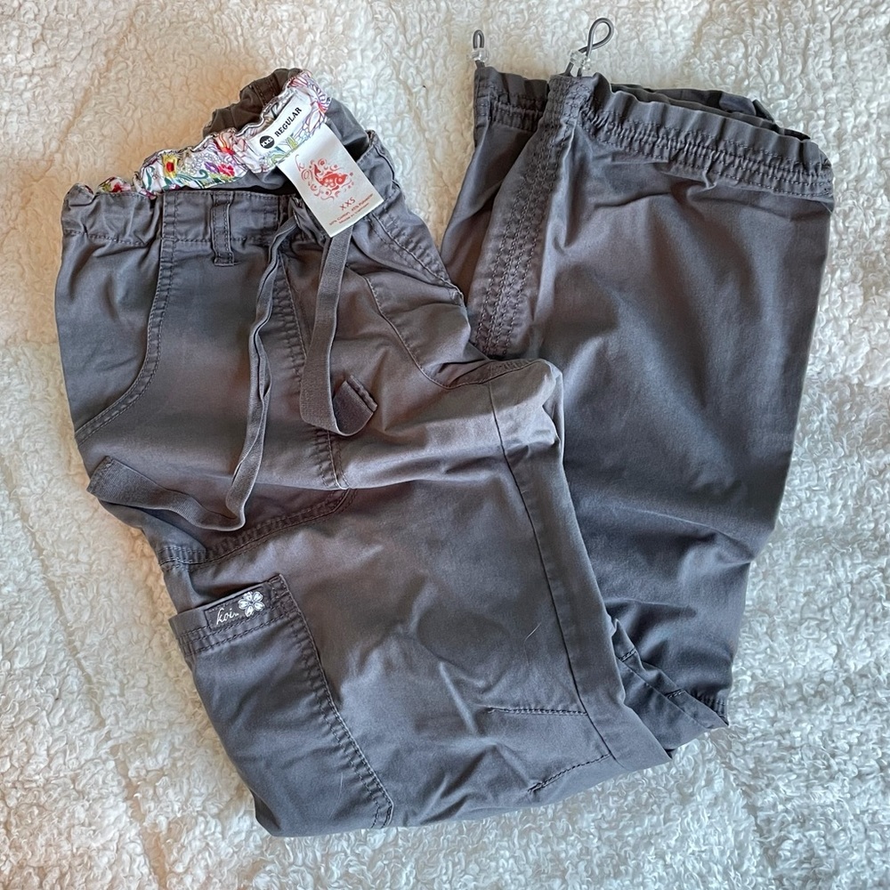 Koi cargo scrub pants